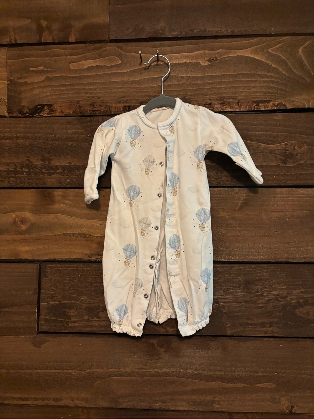 NWOT baby club chic Newborn boys nightgown onesie